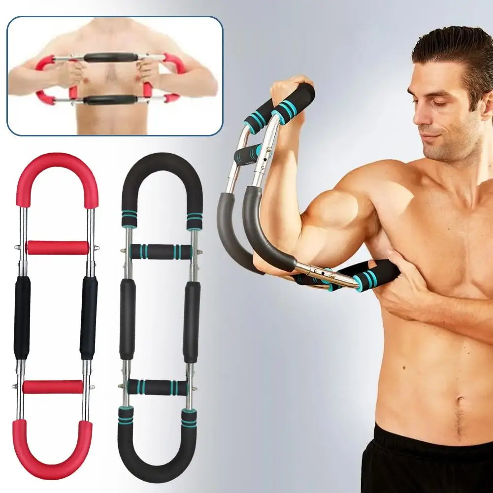 Adjustable U Shaped Arm Strength Trainer Multifunctional Chest Exercise Strength Home Fitness Equipment Wrist Muscle Device X9L8