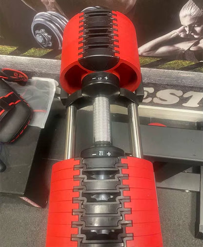 Adjustable Dumbbell Barbell Set 40Kg Quickly 40Kg Set Stainless Steel Adjustable Dumbbell Dumbbell Set Adjustable